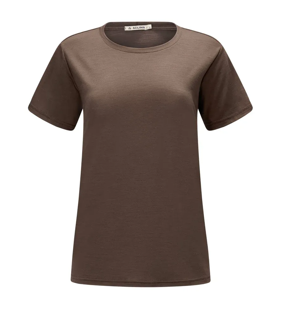 LightWool 140 Classic Tee Wm, dark earth