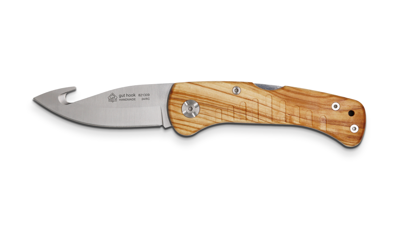 Puma TEC Taschenmesser Olivenholz