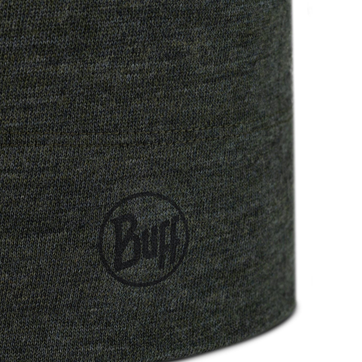 Buff Merino Midweight Beanie, solid bark