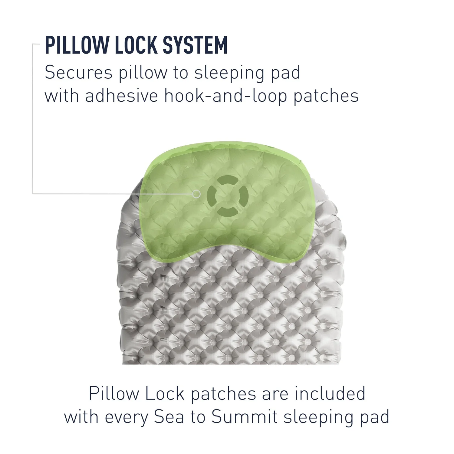 Aeros Premium Pillow Large, navy blue