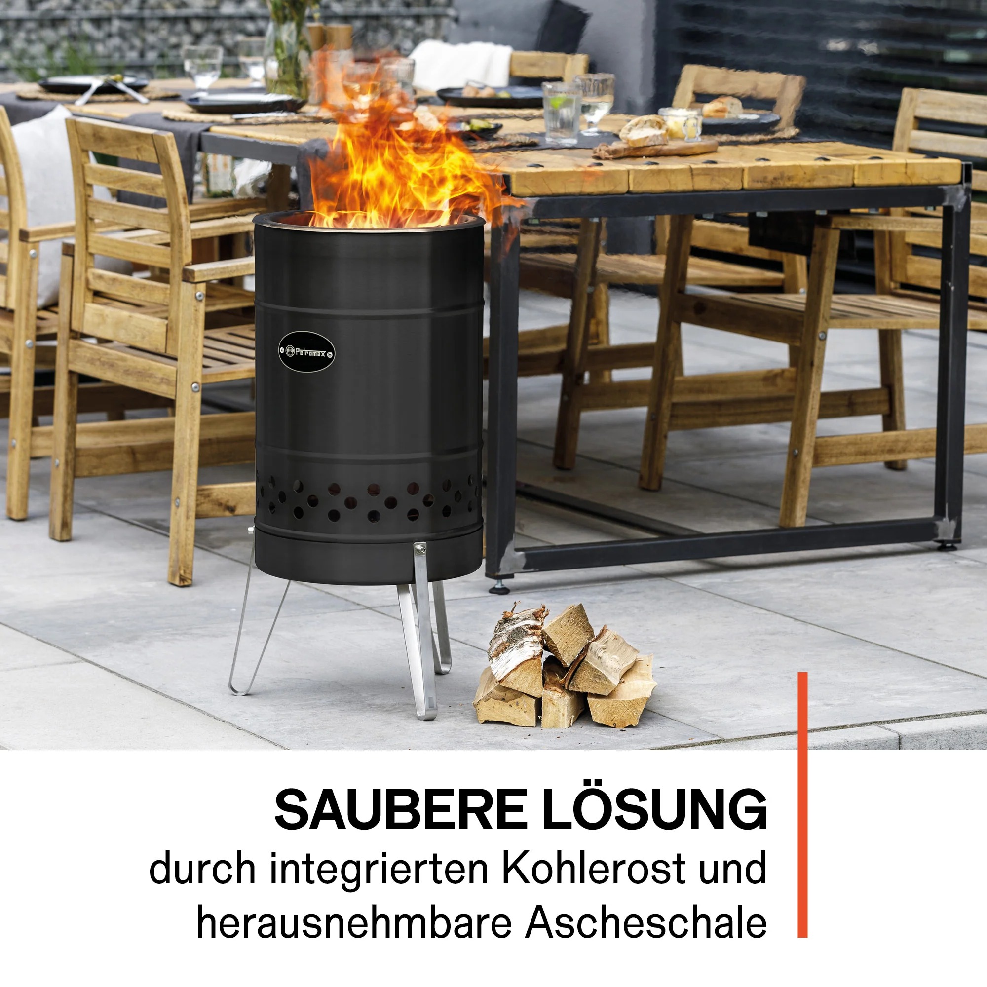 Pyron Feuertonne, black