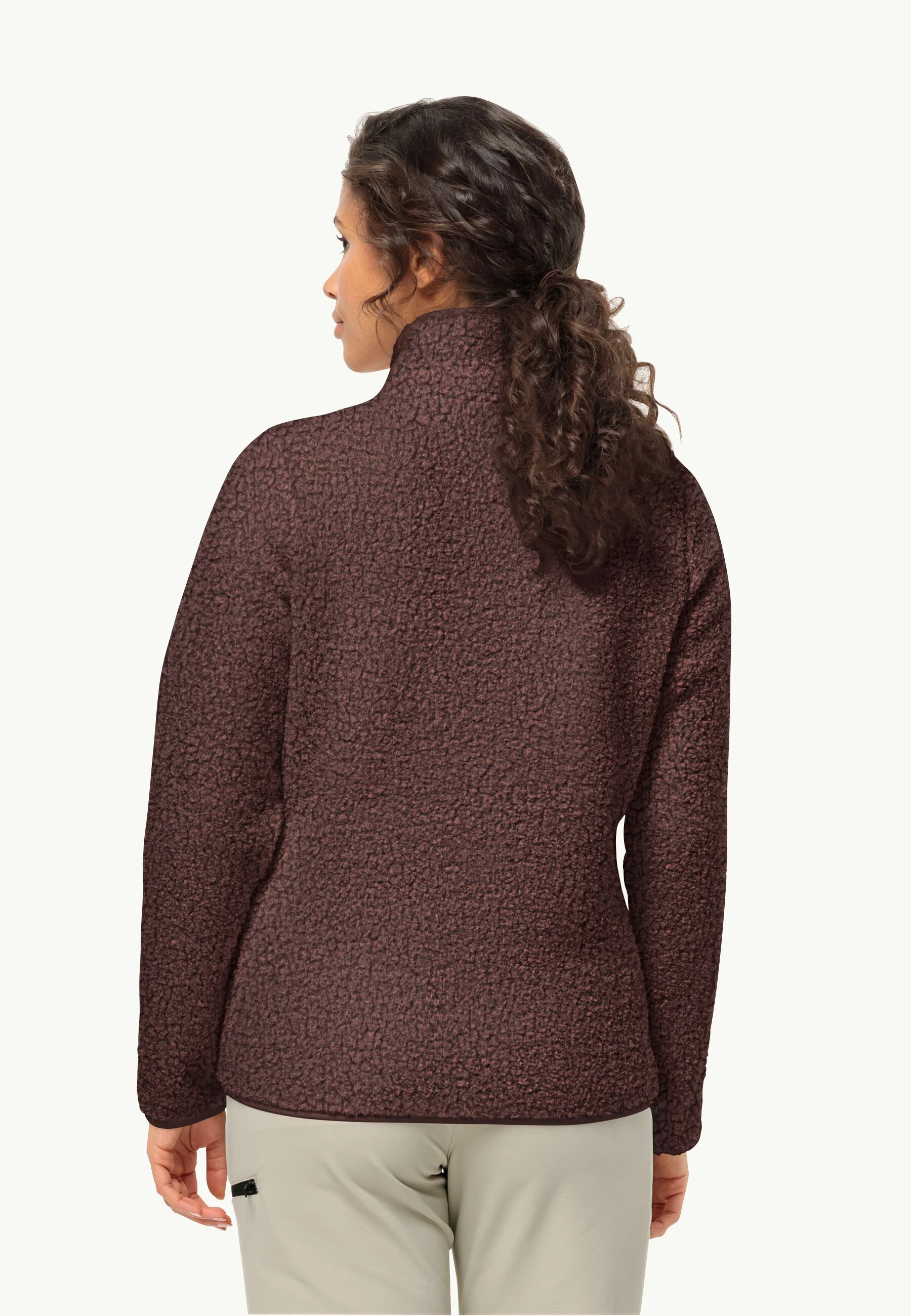 High Curl Jacket Wm, boysenberry