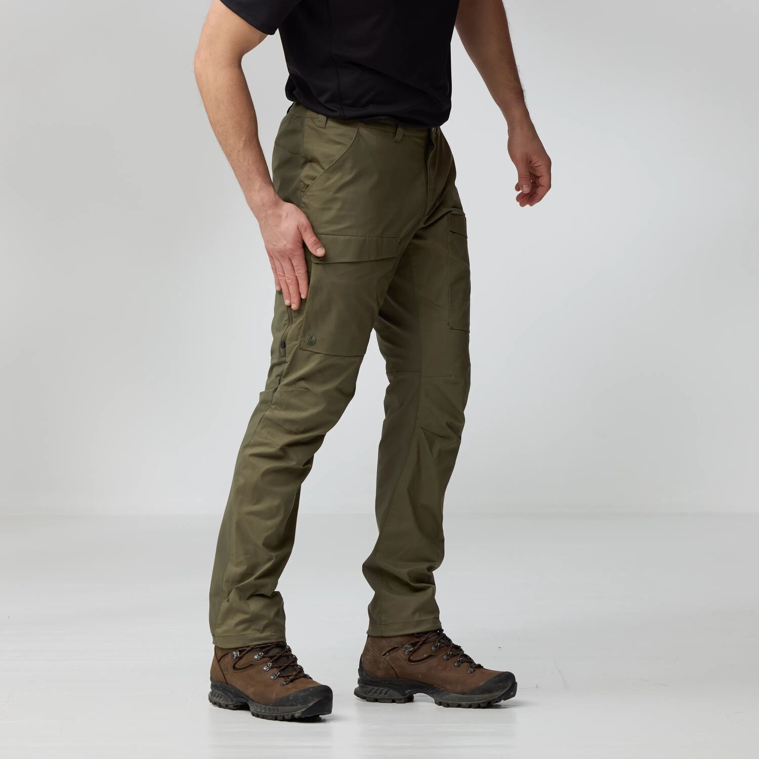 Abisko Hybrid Trail Trousers REG, black