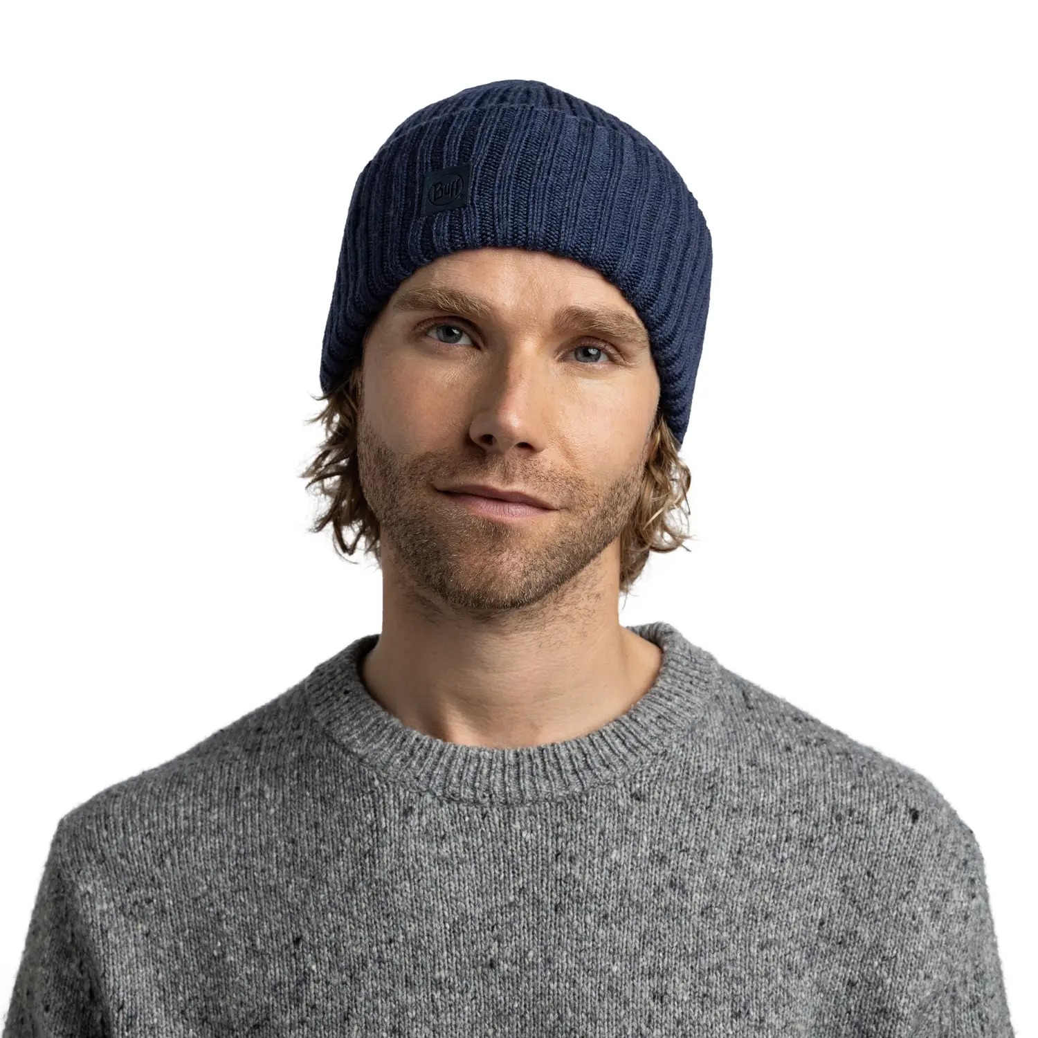 Buff Knitted Hat, erviny midnight