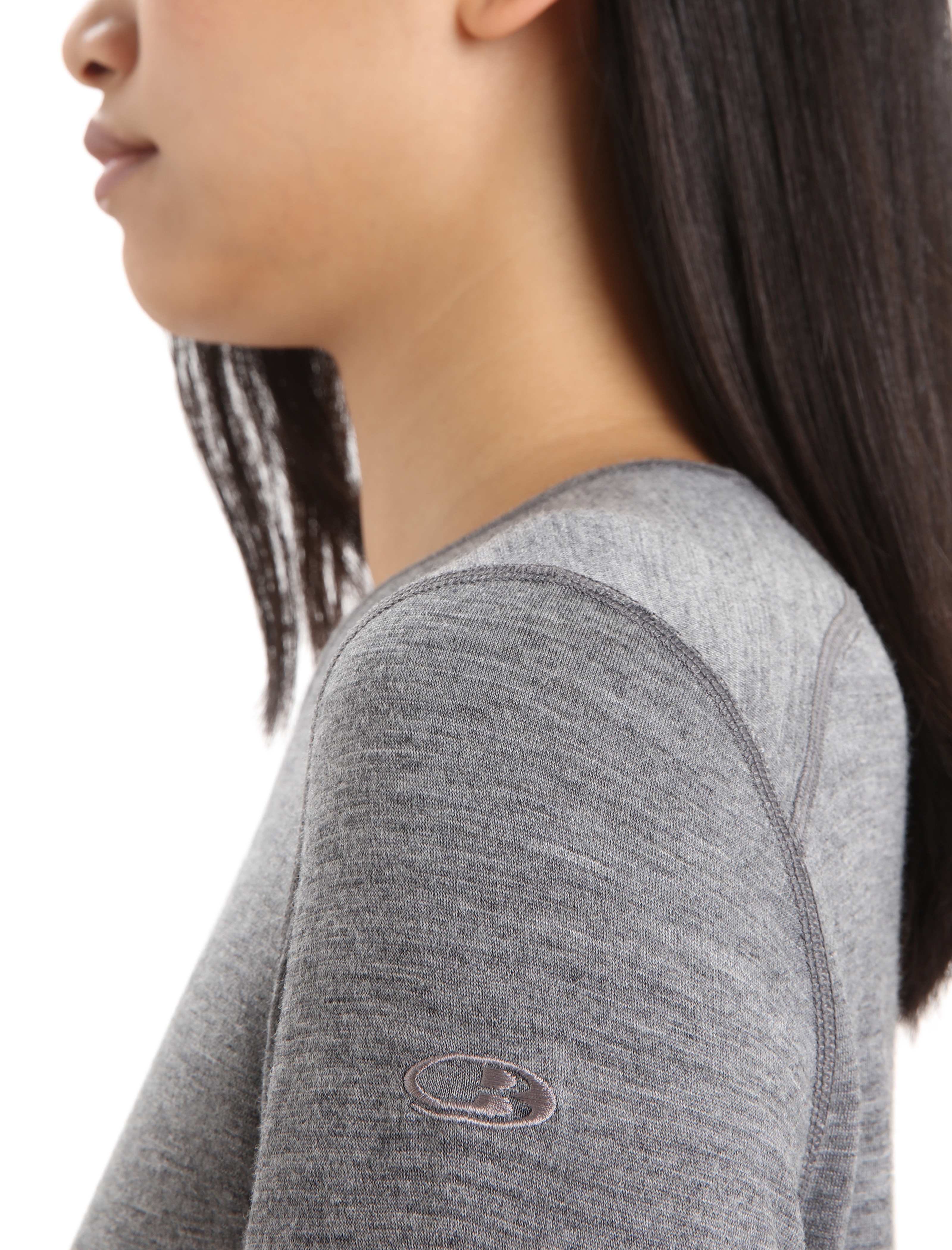 BF200 Oasis Crewe L/S Wm, gritstone heather