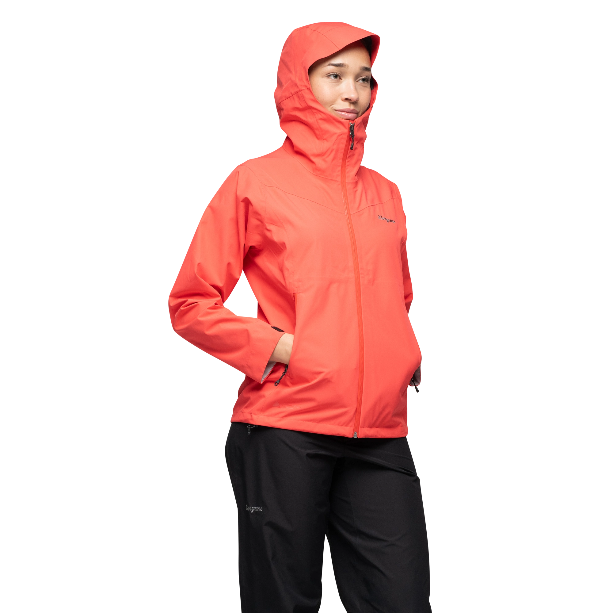 Essentials Rainshell 2.5L Jacket Wm, peachy red