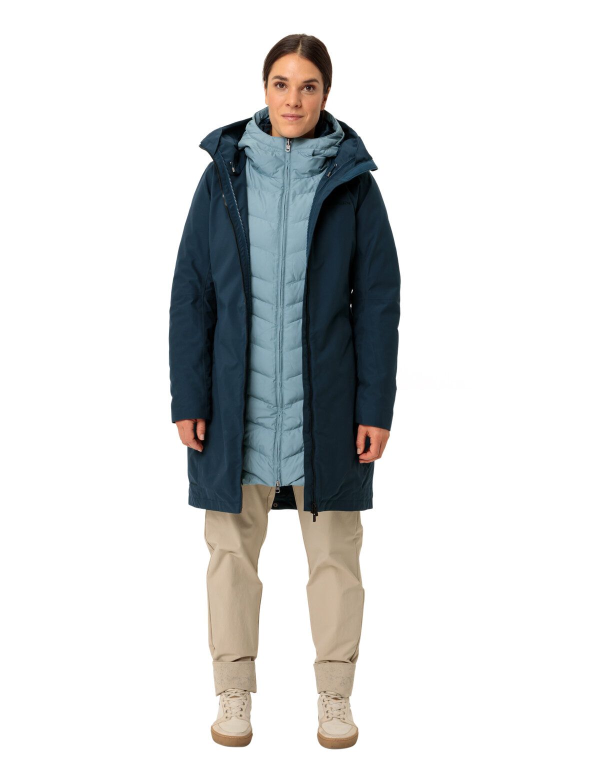 Annecy 3in1 Coat Wm, dark sea/nordic blue