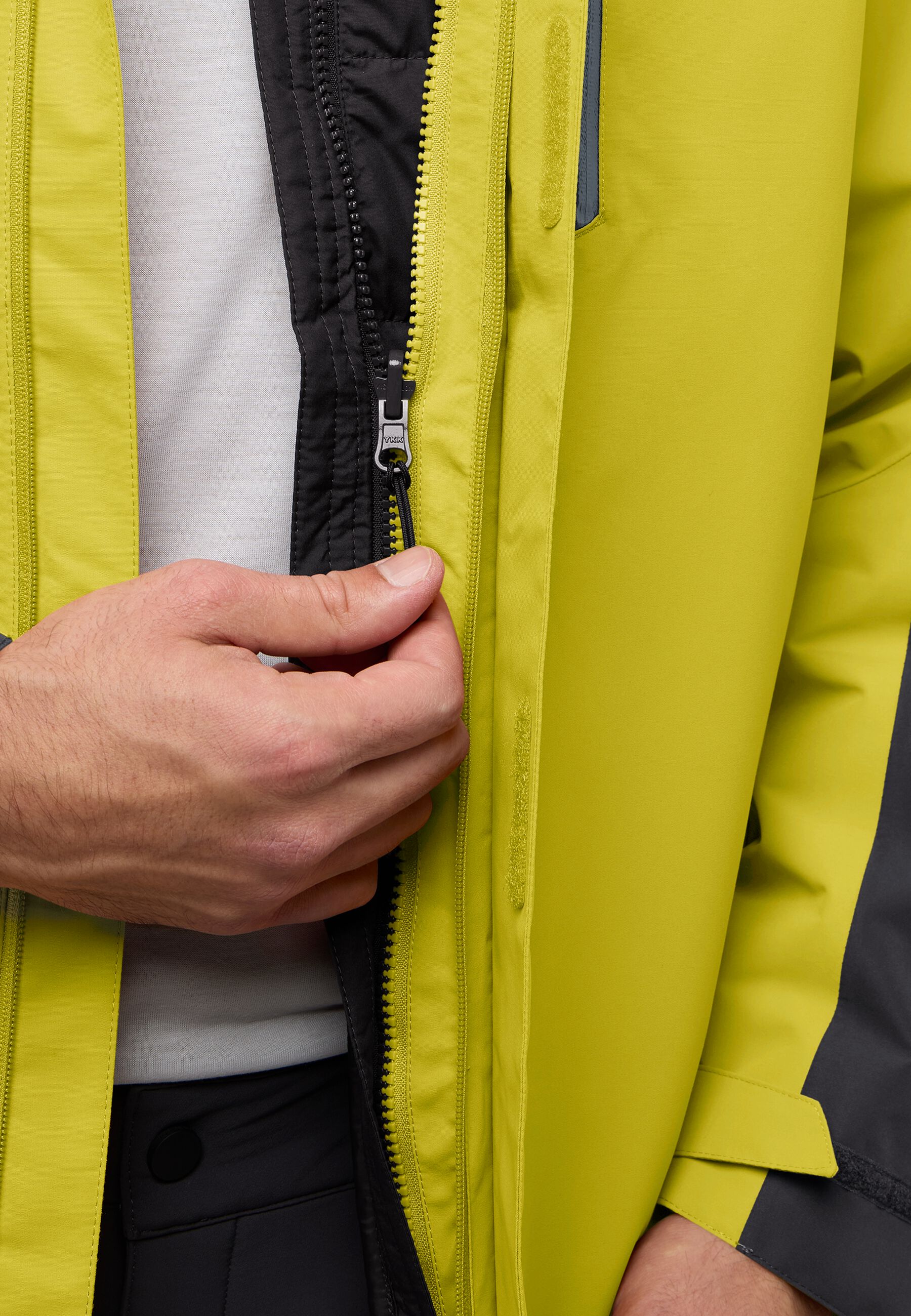 Jasper 3in1 Jacket, chartreuse