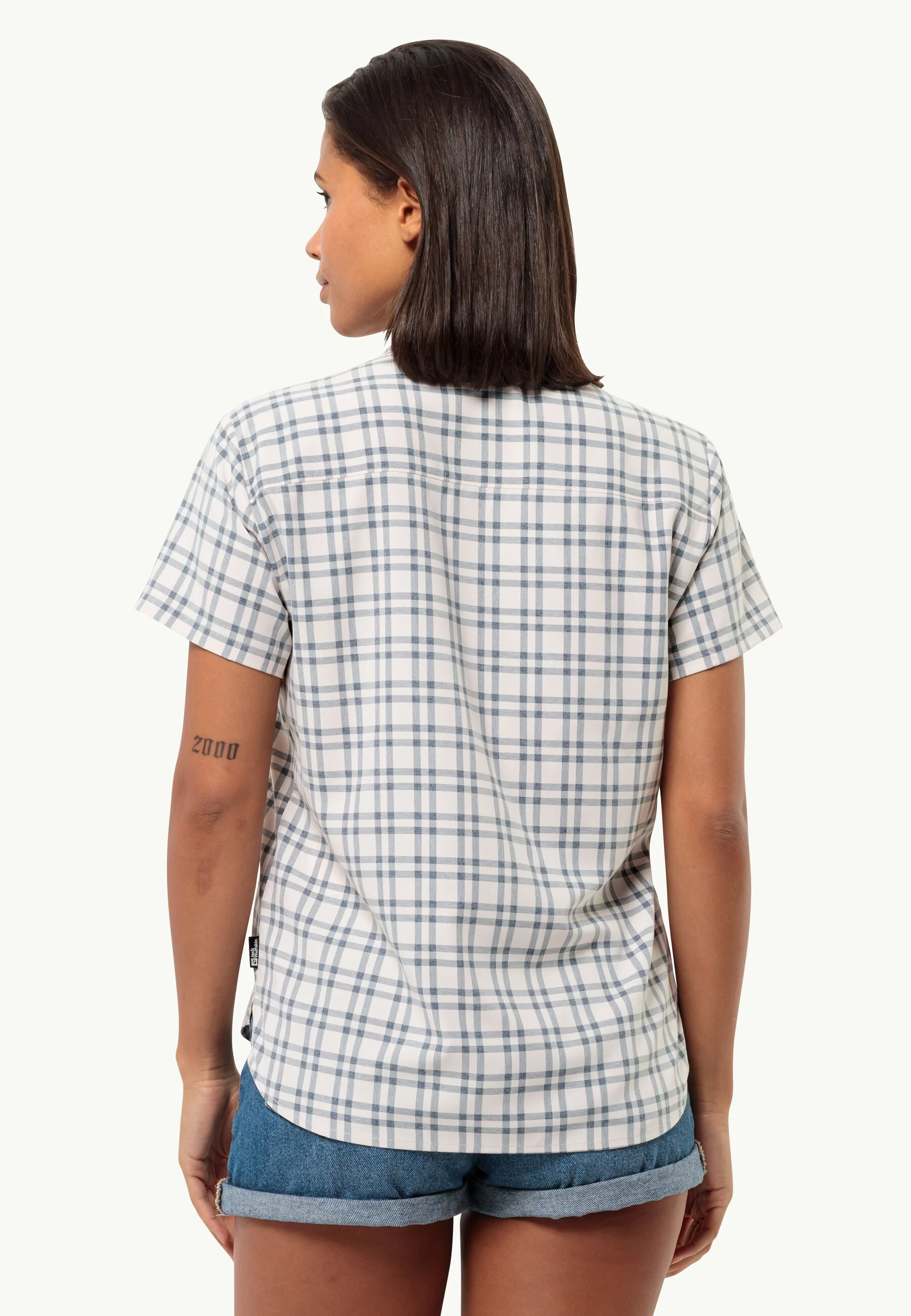 Febla Shirt Wm, night blue checks