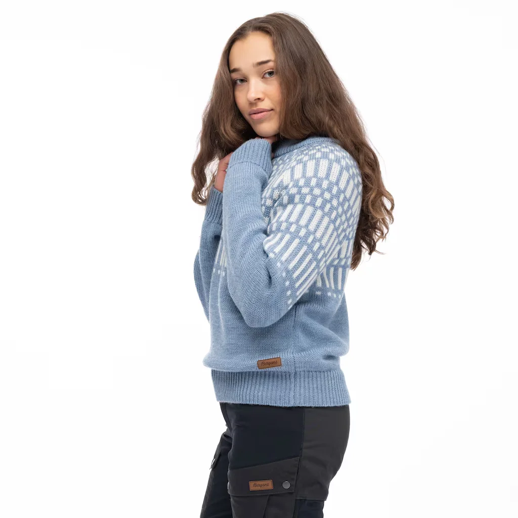 Nordmarka Merino Jumper Wm, husky blue