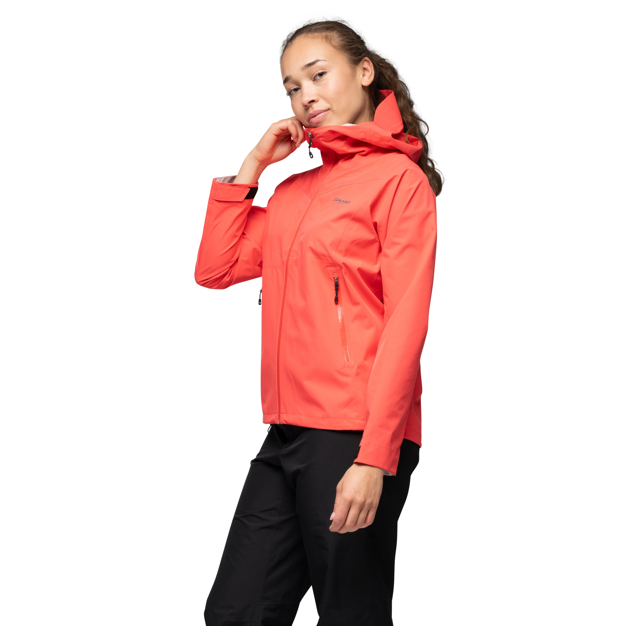 Essentials Rainshell 2.5L Jacket Wm, peachy red