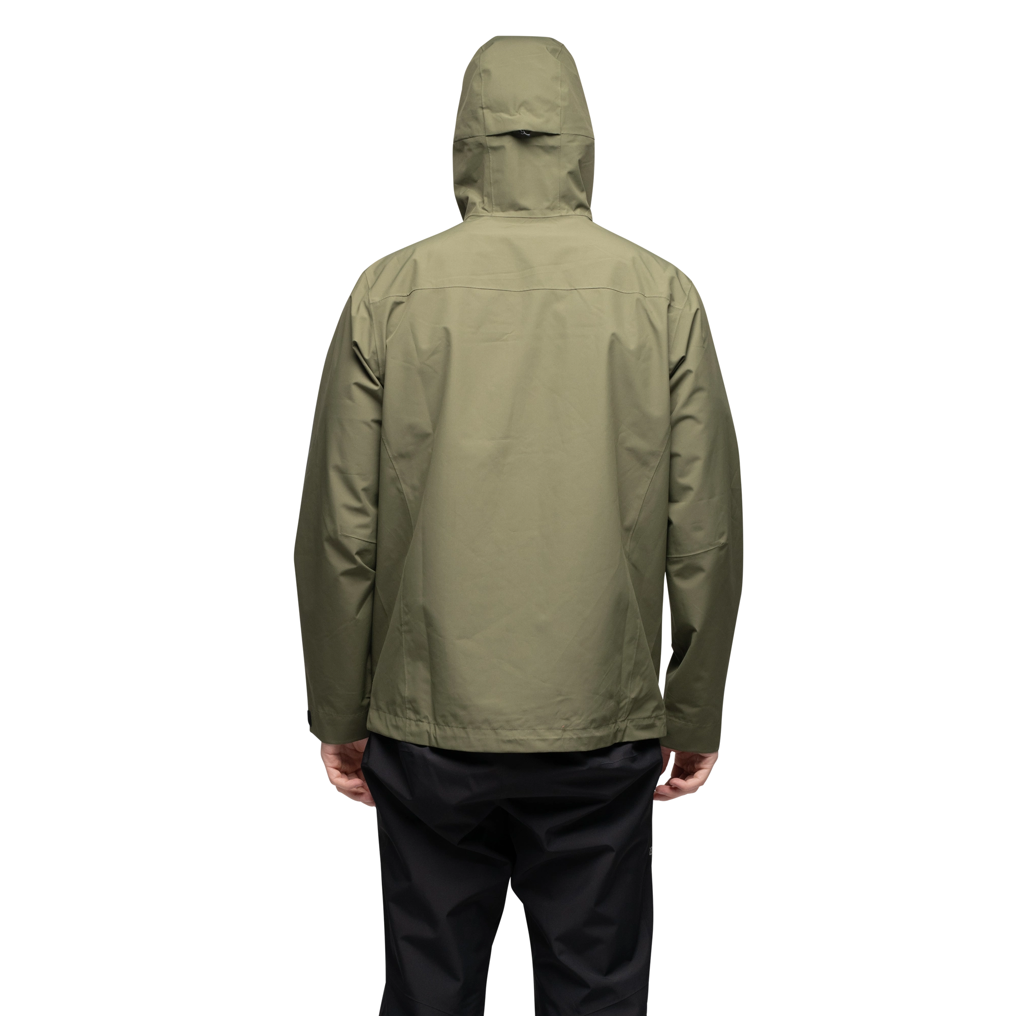Essentials Rainshell 2.5L Jacket, dark green mud