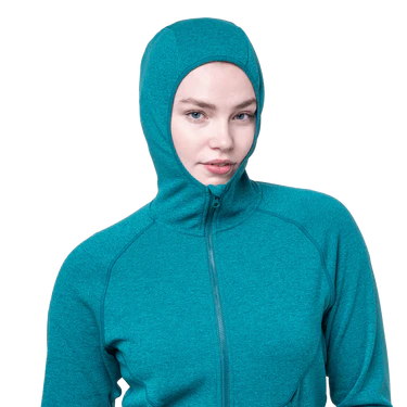 Calico Hooded Jacket Wm, deep teal