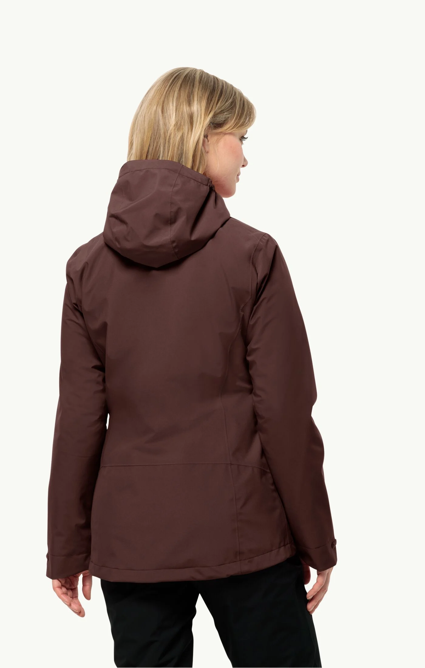 Moonrise 3in1 Jacket Wm, dark maroon