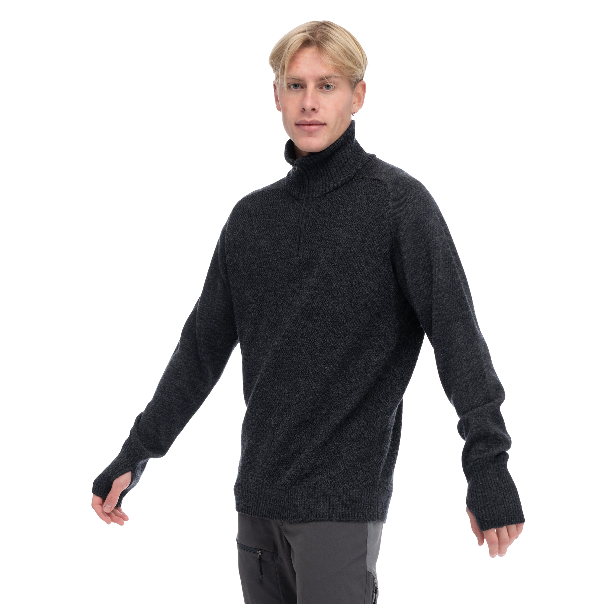 Ulriken Light Merino Jumper, dark shadow grey