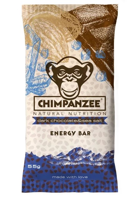 Chimpanzee Energy Bar Dark Chocolate&Sea Salt