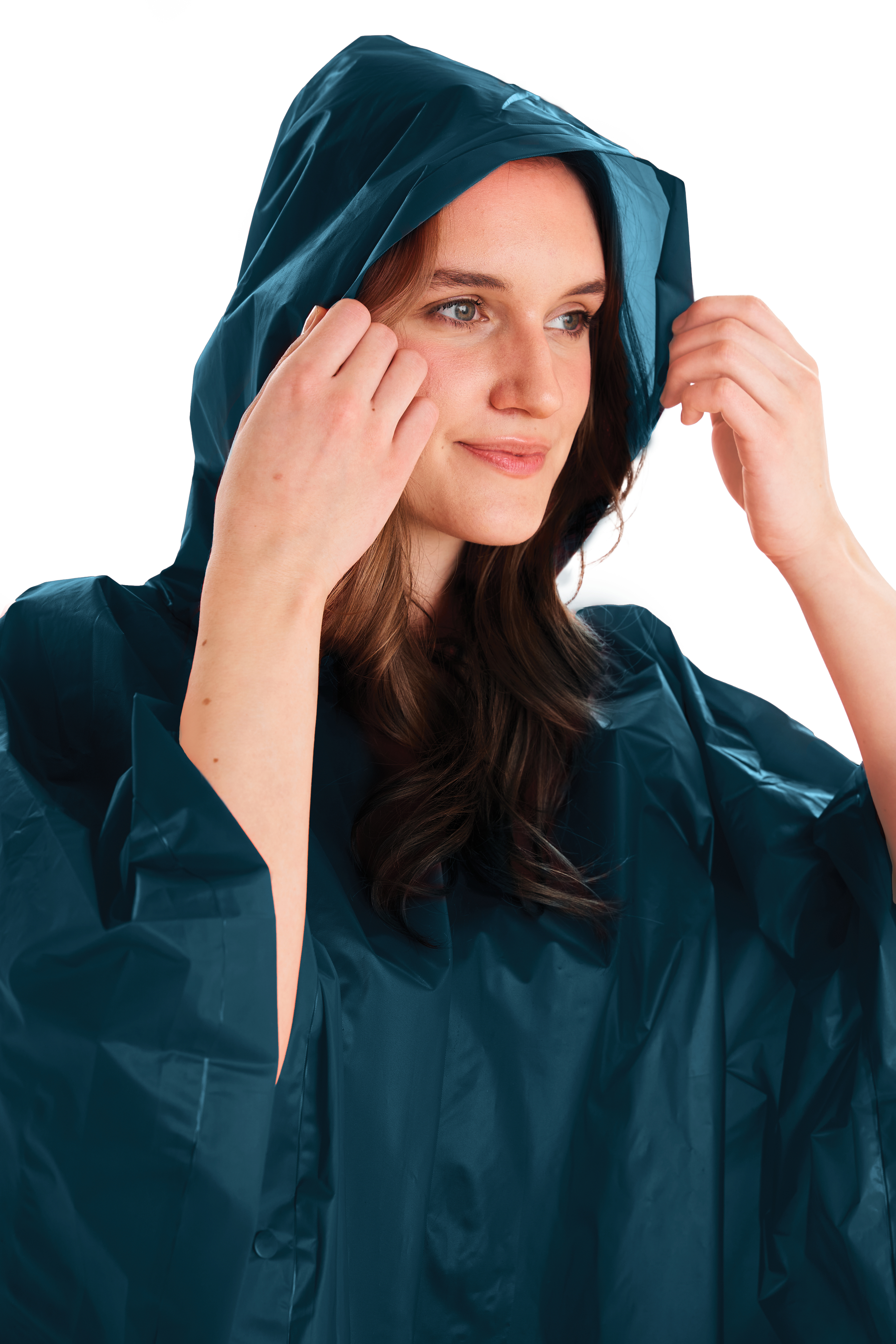 CL Leichtponcho, blau