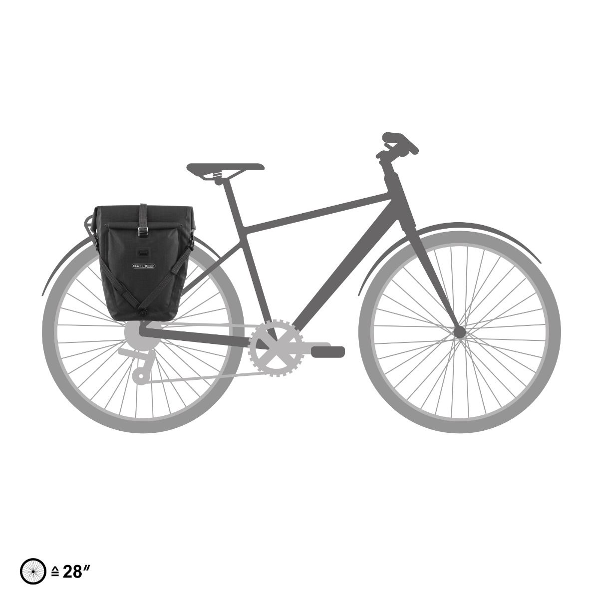 Back-Roller Plus, SINGLE, black