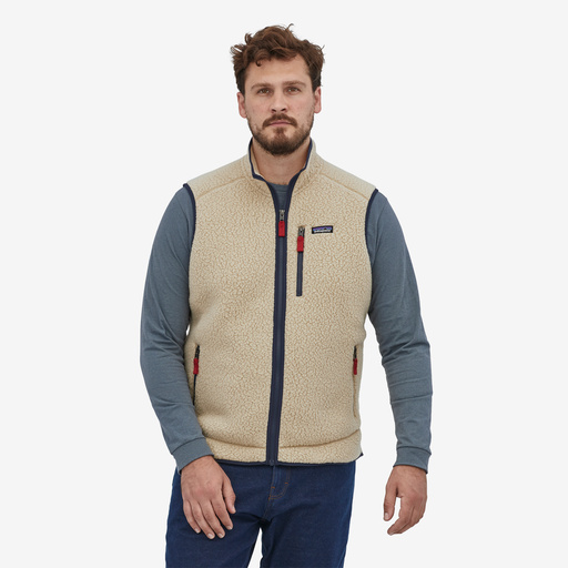 Retro Pile Vest, el cap khaki