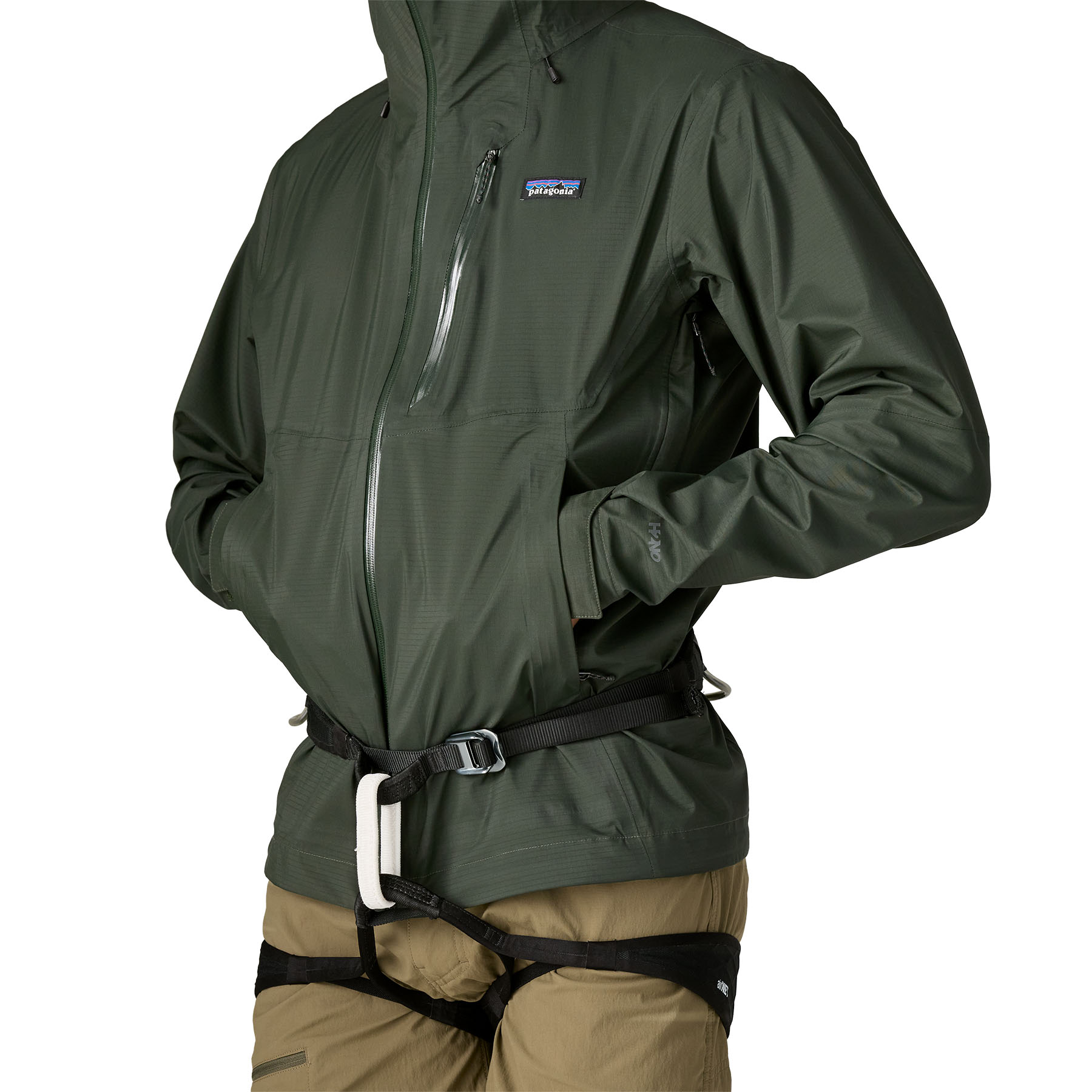 Granite Crest Rain Jacket, forge grey w/black