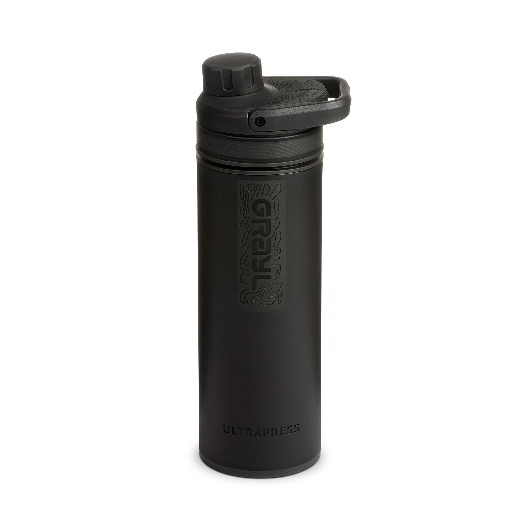 GRAYL UltraPressPurifier Trinkwasser-Filterflasche, covert black
