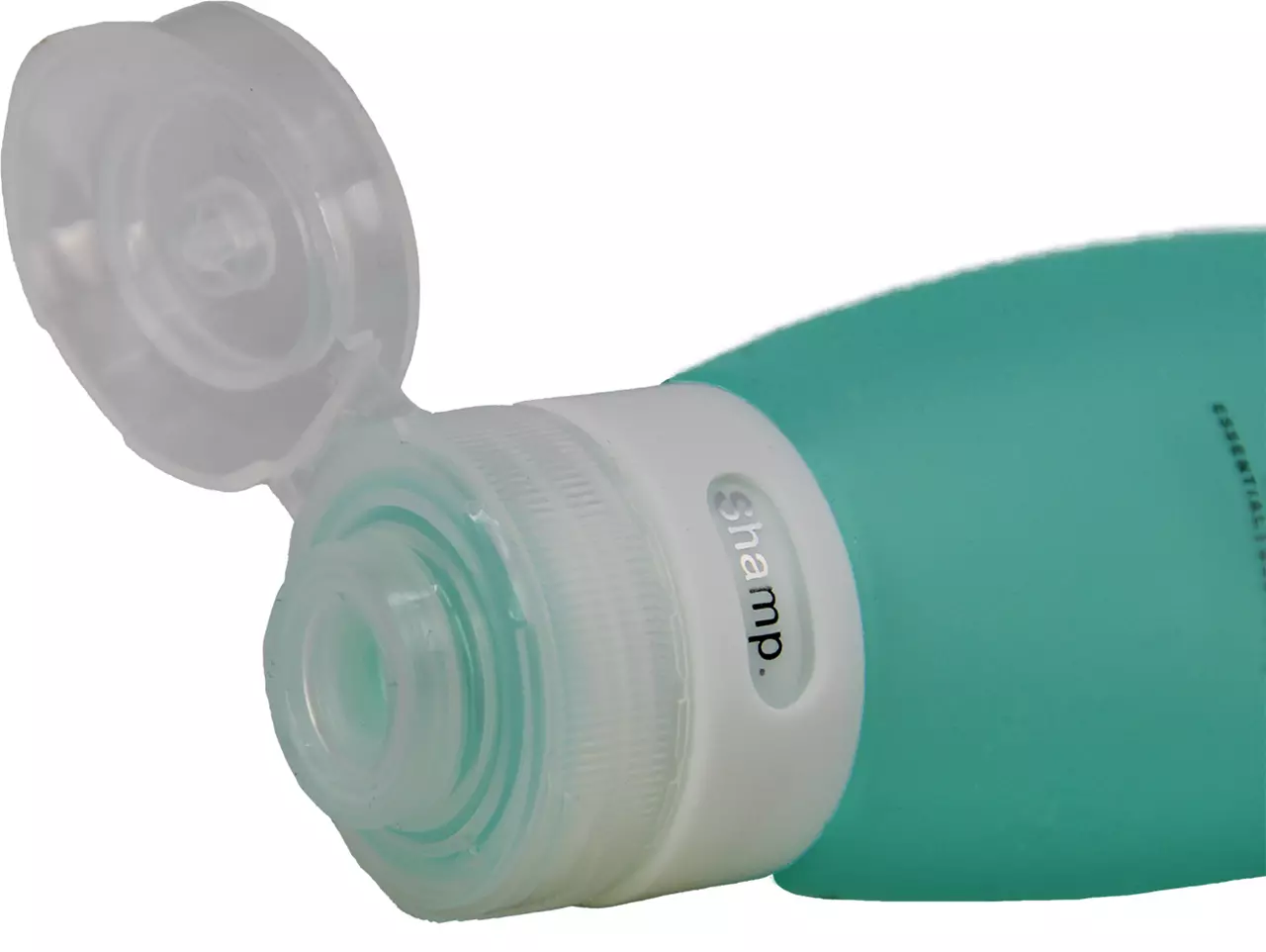 SQUEEZE+GO, Silikonflasche, caribbean green