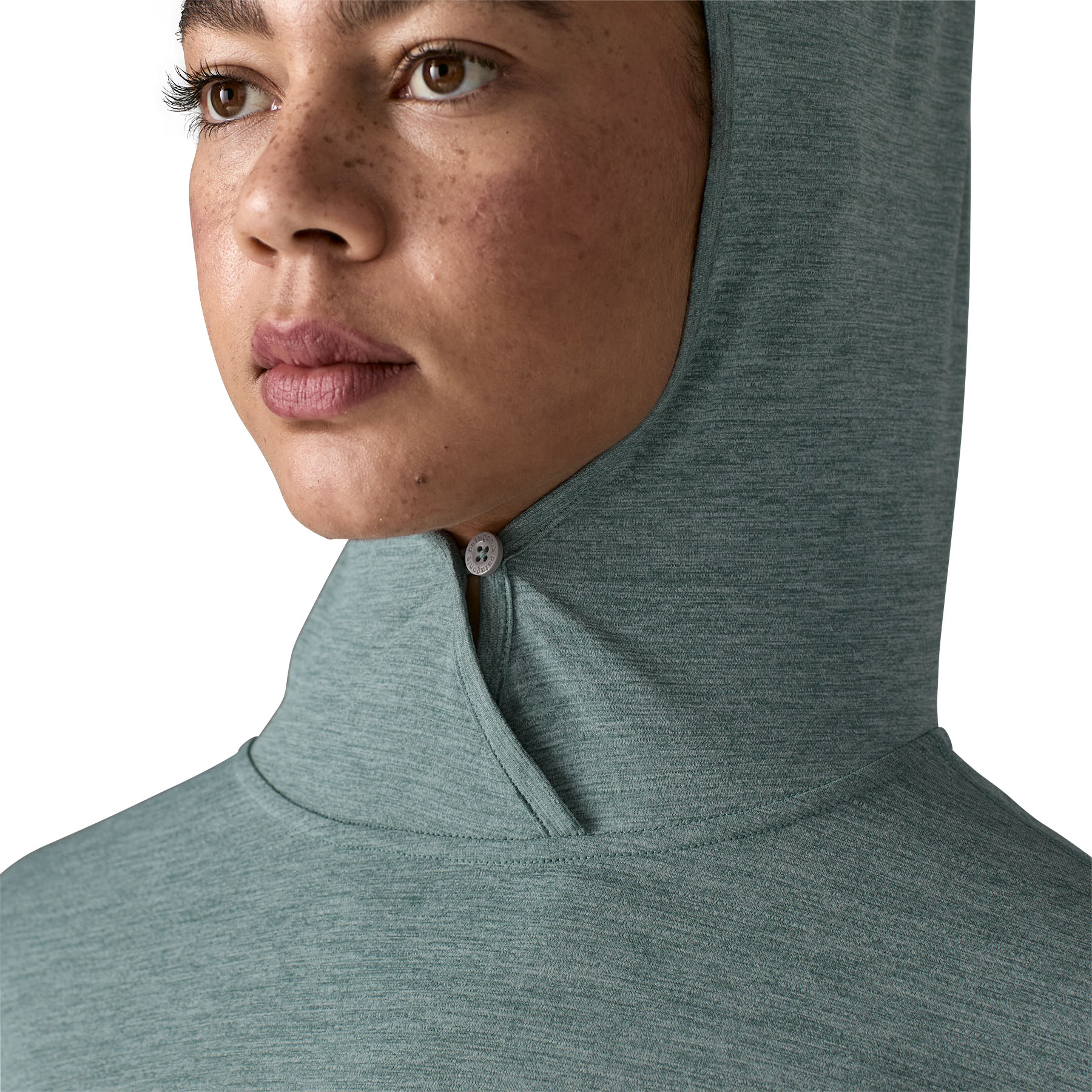 Cap Cool Sun Hoody Wm, nouveau Green - blue sage x-dye