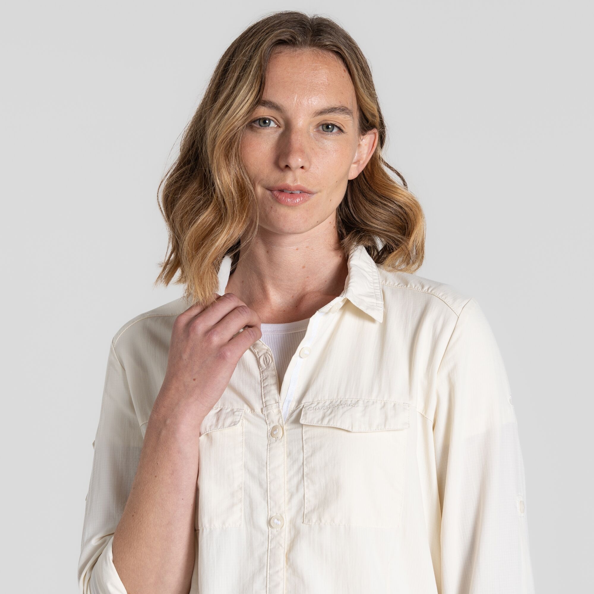 NosiLife Adventure L/S Shirt Wm, sea salt