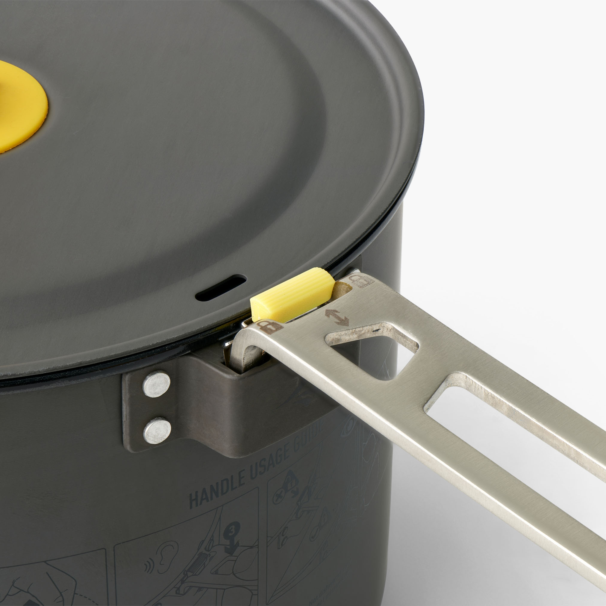 Frontier UL Pot - 3L, Aluminium Hard Anodised Grey