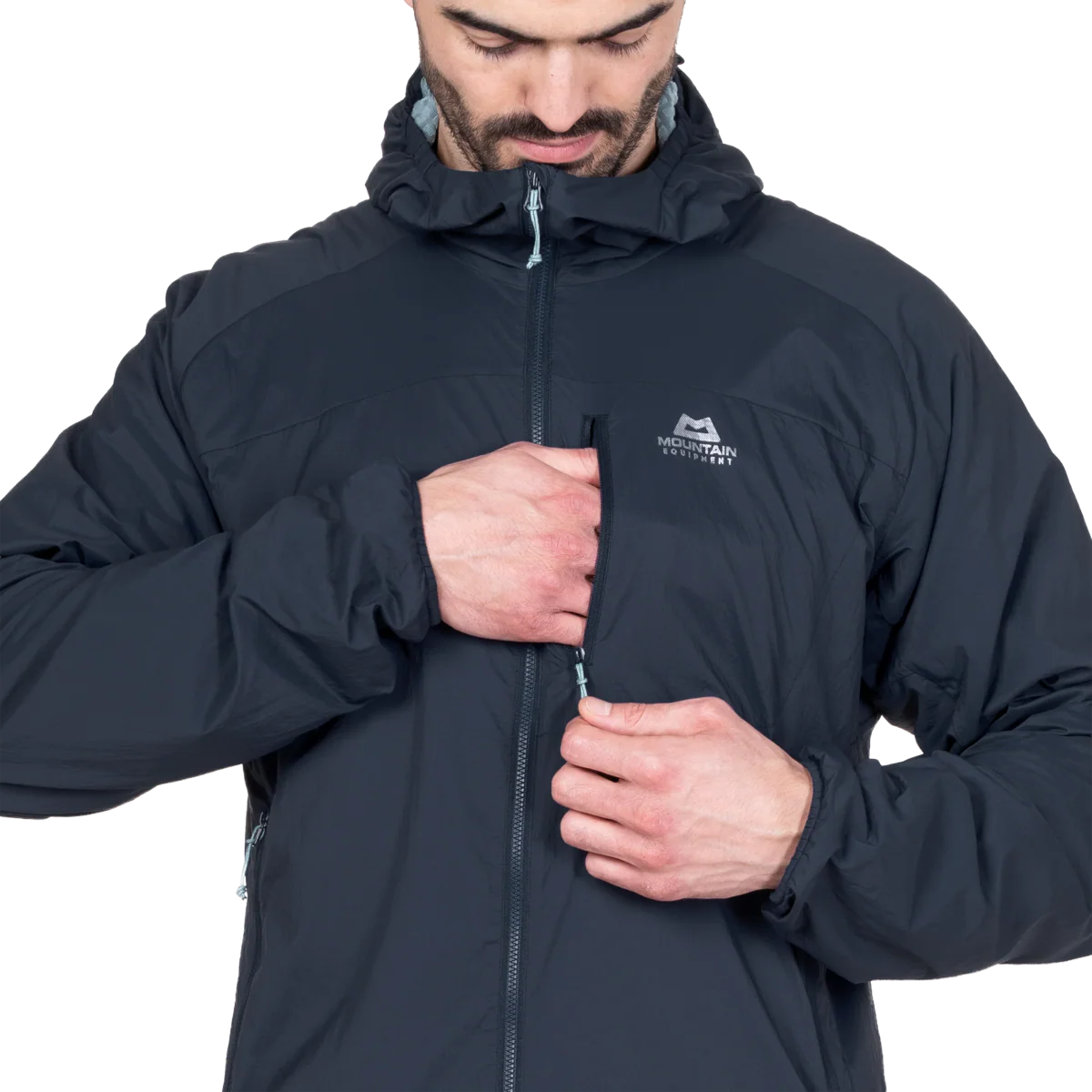 Aerotherm Hooded Jacket, blue nights