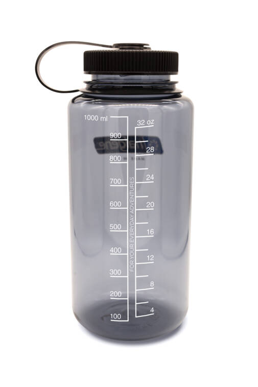 Nalgene Sustain Weithals 1,0 Liter, grau-schwarz