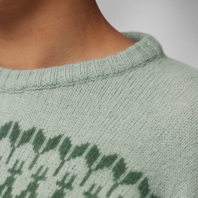 Övik Path Knit Wm, deep patina misty green
