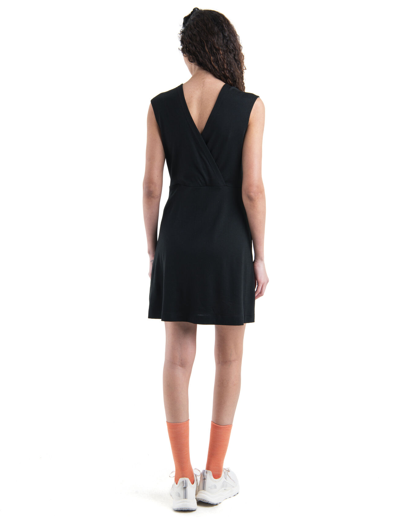 Granary Sleeveless V Neck Dress Wm, black