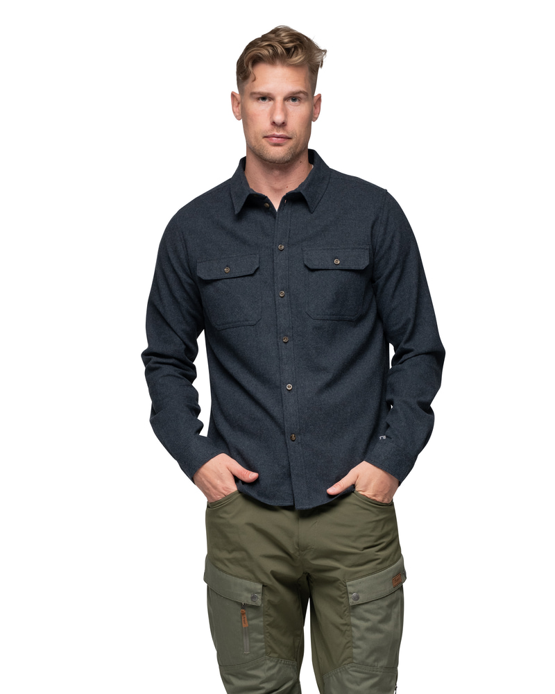 Nordmarka Flannel Shirt, navy blue