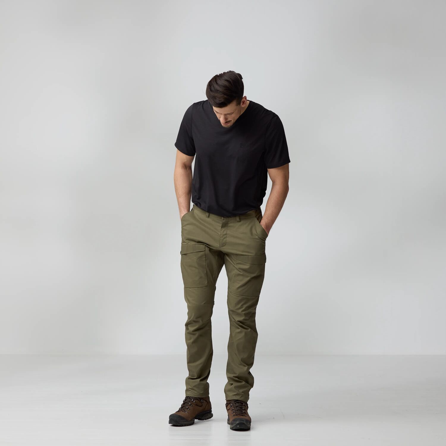 Abisko Hybrid Trail Trousers REG, black