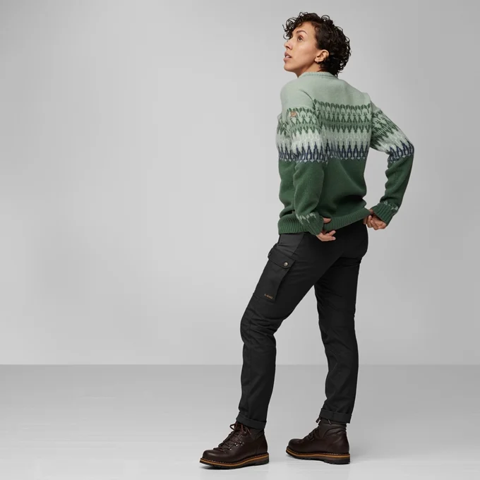 Övik Path Knit Wm, deep patina misty green