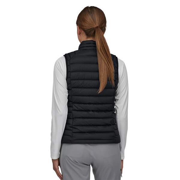Down Sweater Vest Wm, black