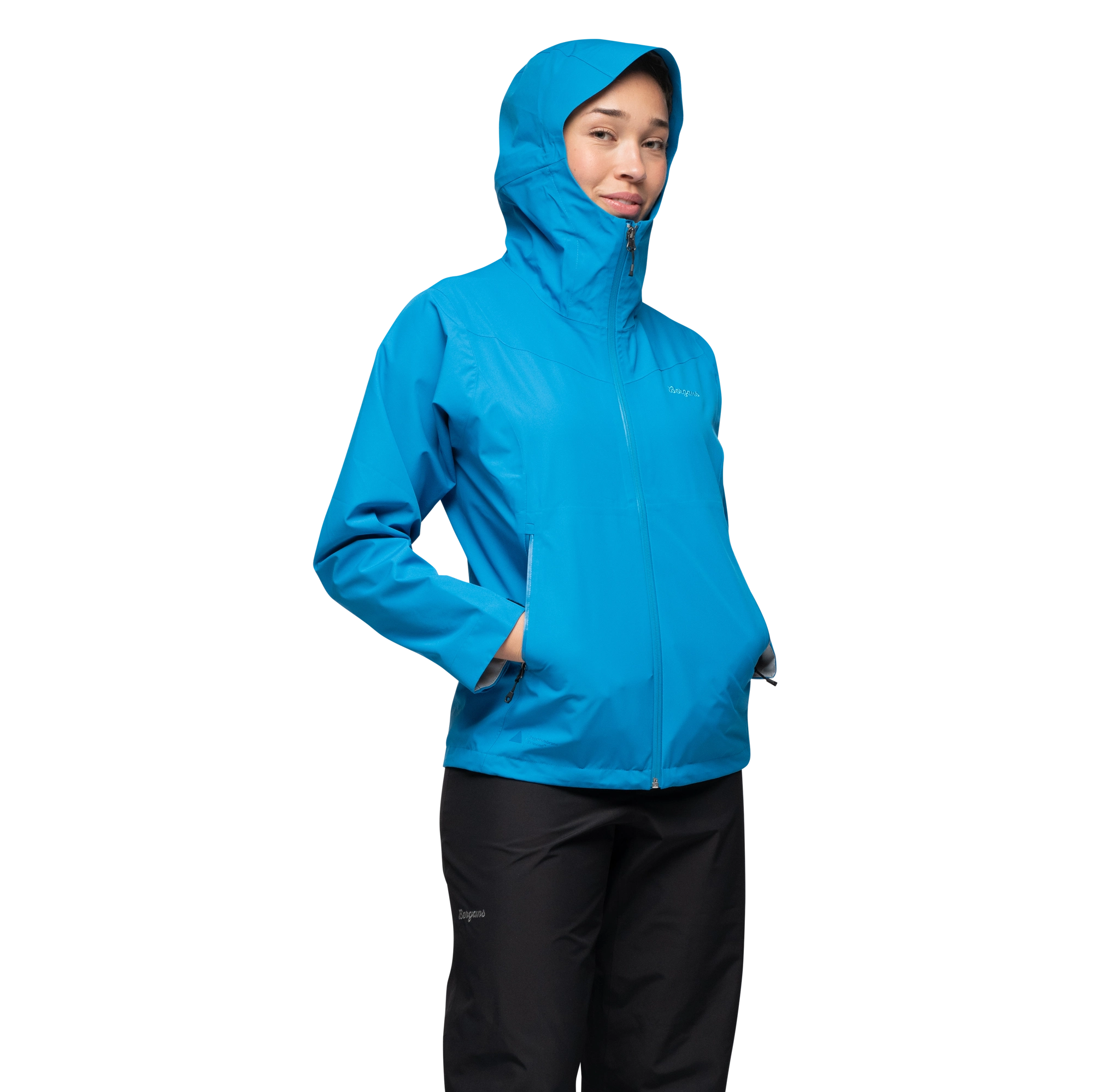 Essentials Rainshell 2.5L Jacket Wm, dark aqua lagoon