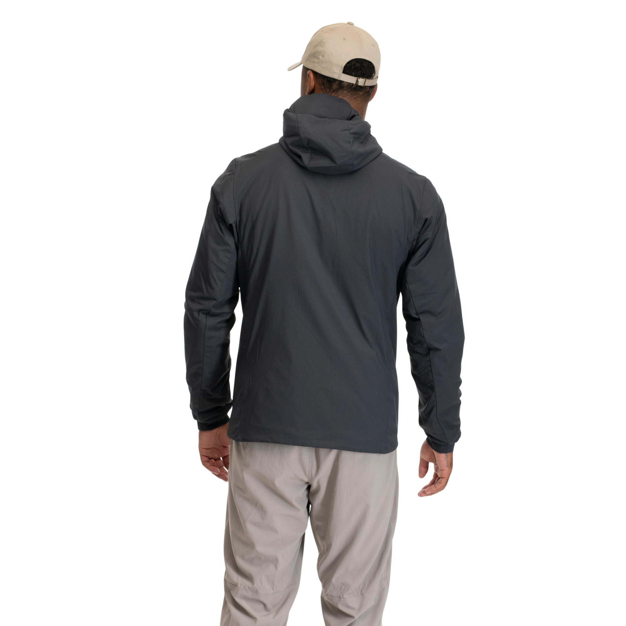 Holo Insulated Hood Jacket, dark shadow grey