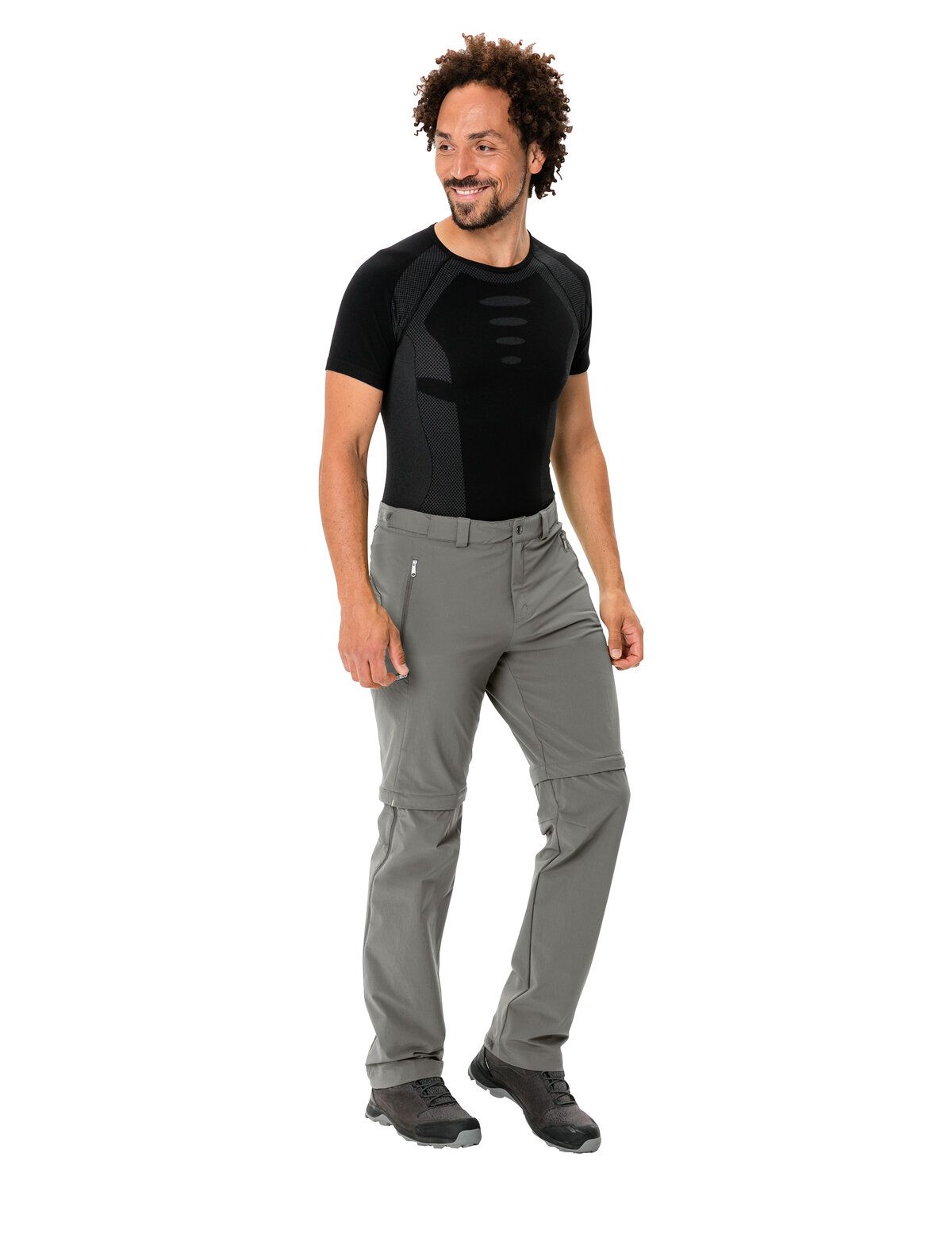 Farley Stretch ZO T-Zip Pants REG, stone grey