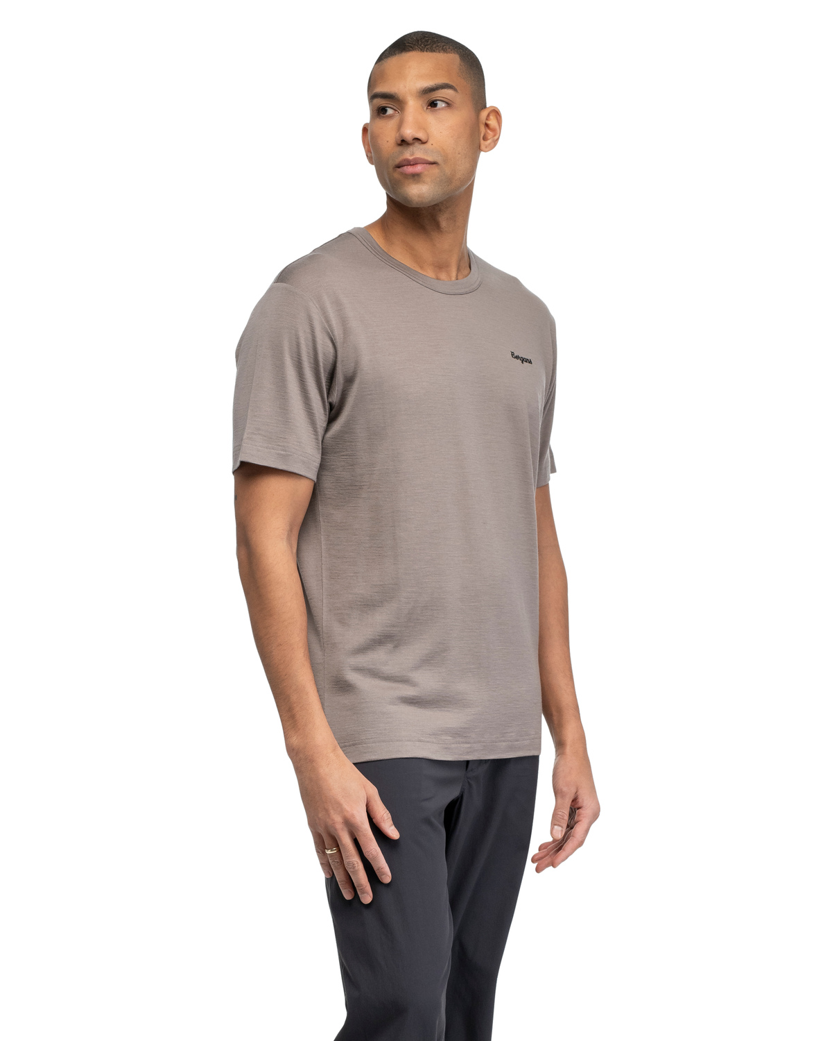 Logo Merino Tee, elemental blue