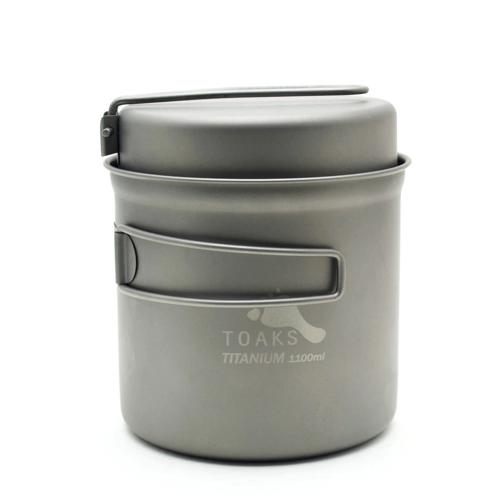 Titanium 1100 ml Pot with Pan