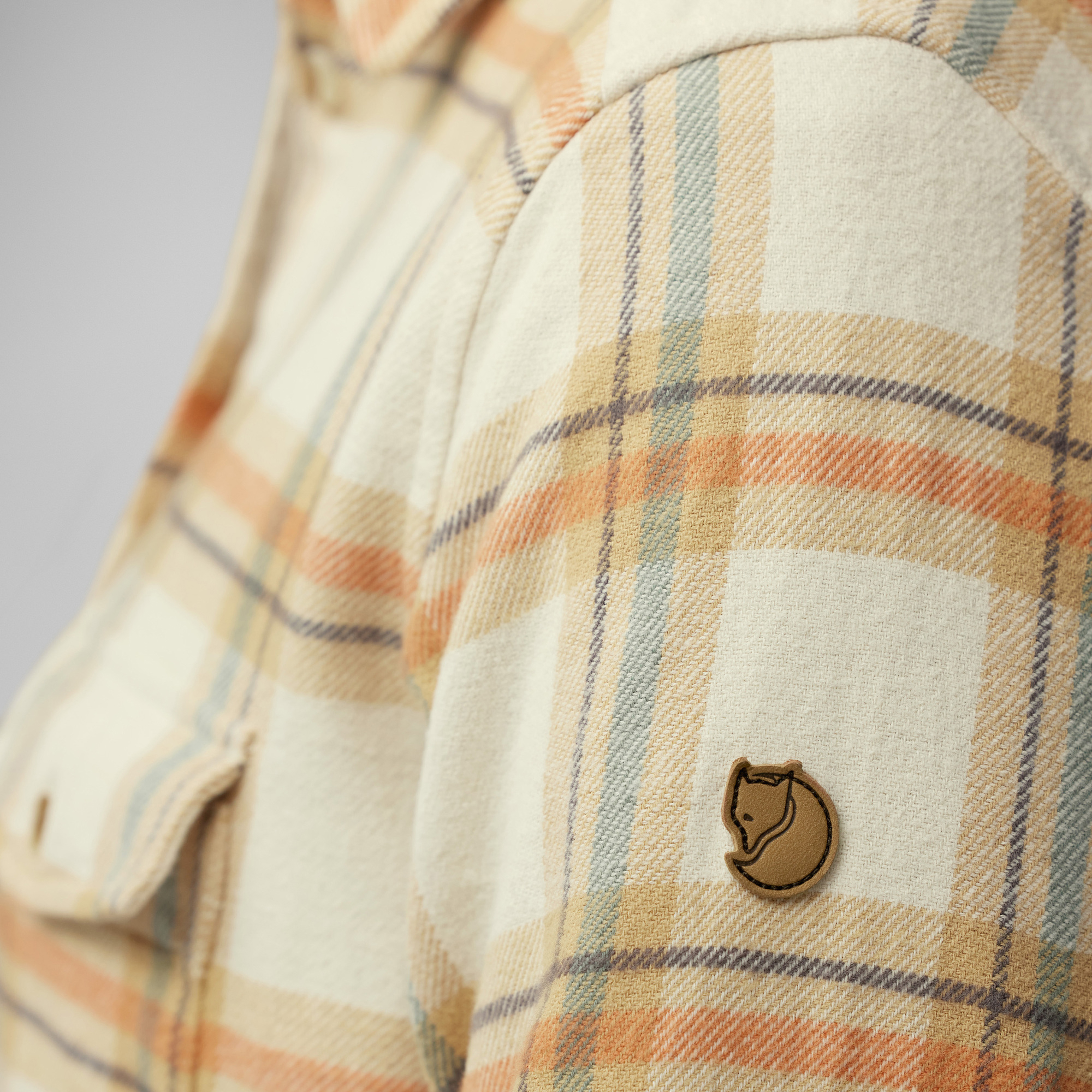 Övik Heavy Flannel Shirt Wm, dark navy/maroon