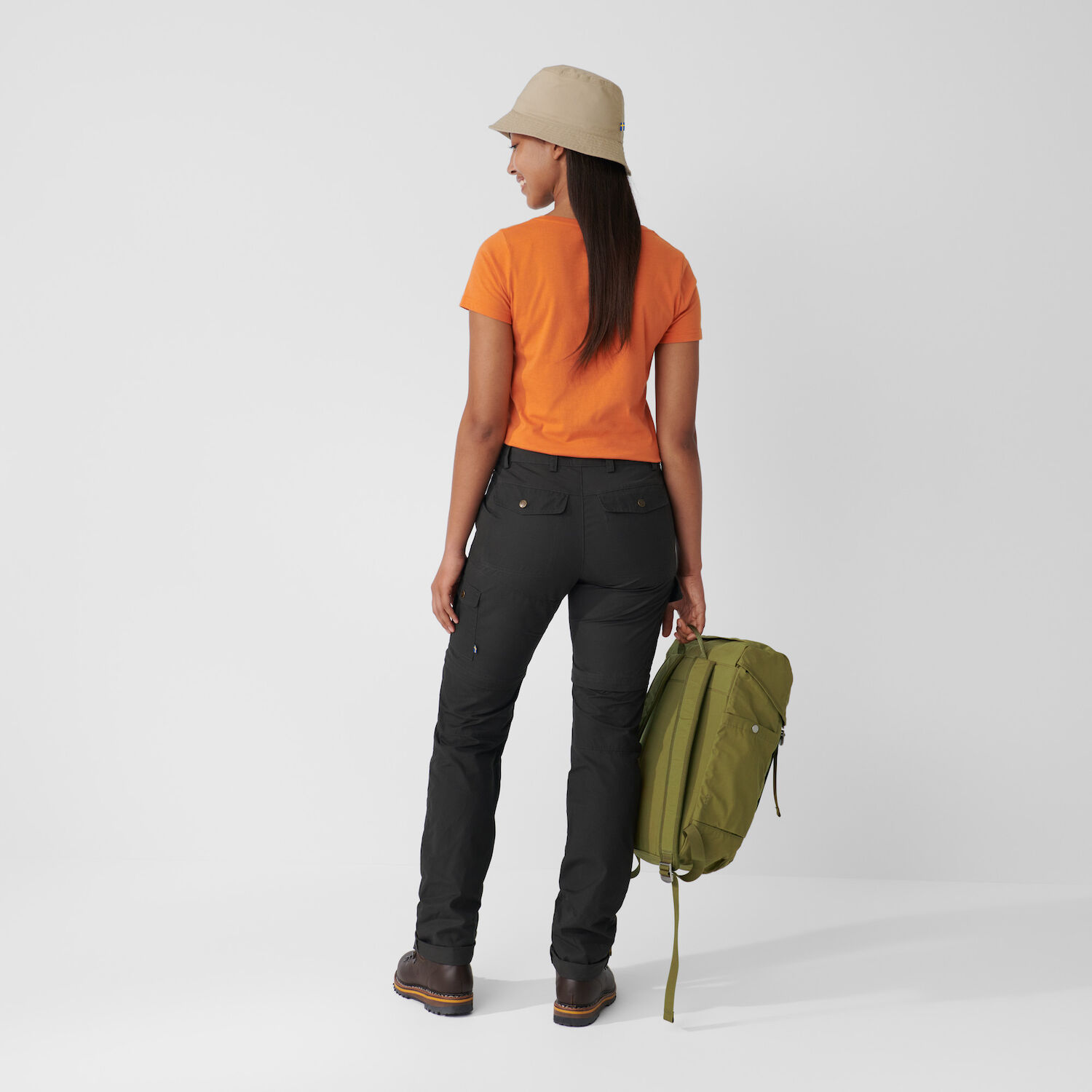 Karla Pro Zip-Off Trousers Wm, bordeaux red