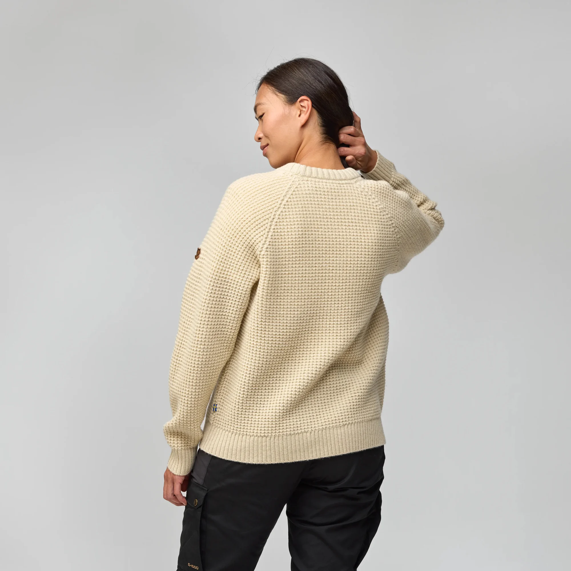 Övik Waffle Knit Wm, light beige