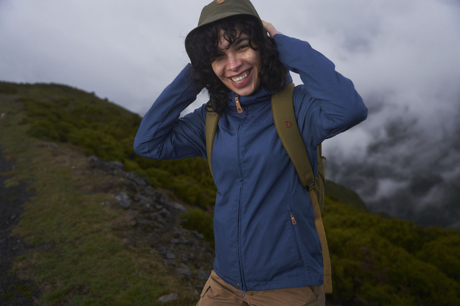 Stina Jacket Wm, indigo blue