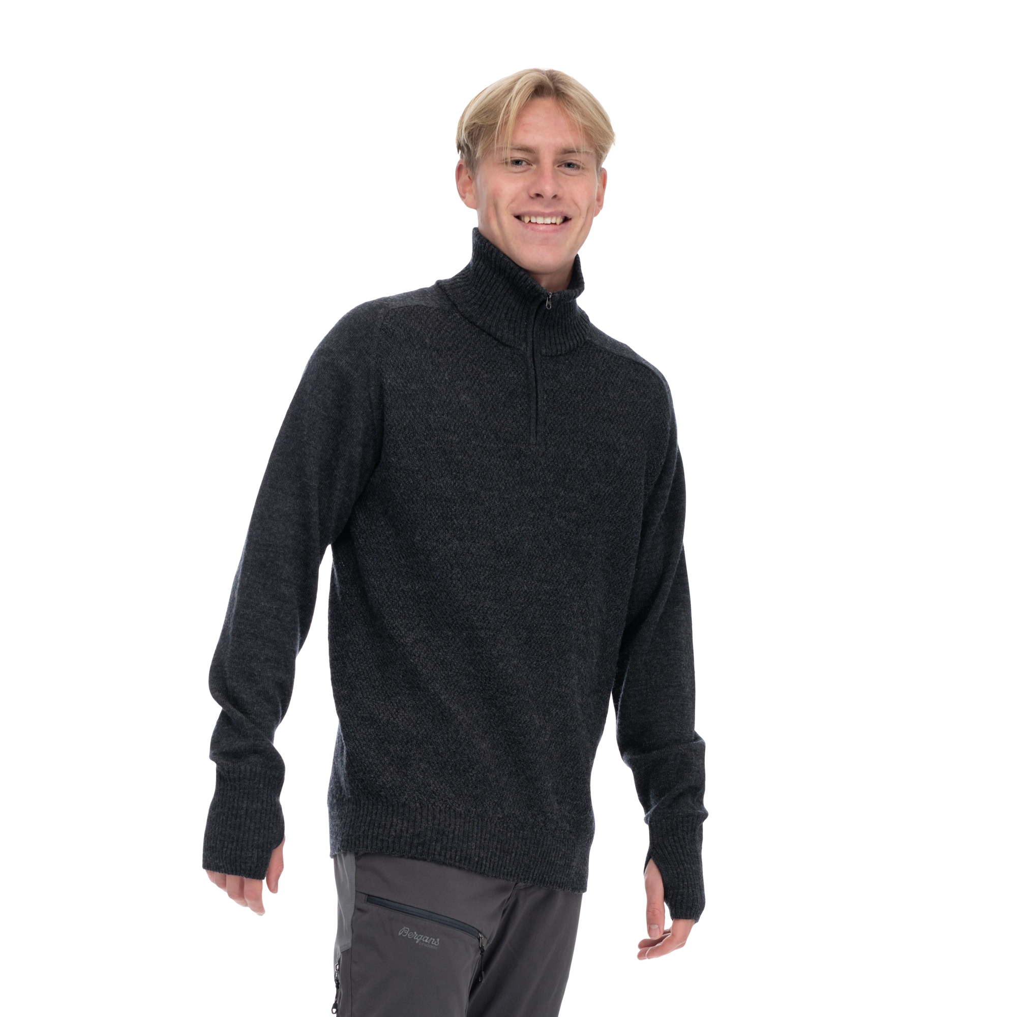 Ulriken Light Merino Jumper, dark shadow grey