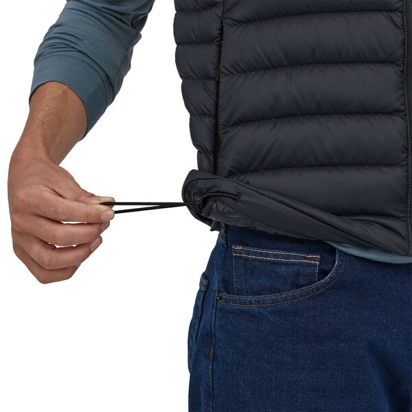 Down Sweater Vest, black