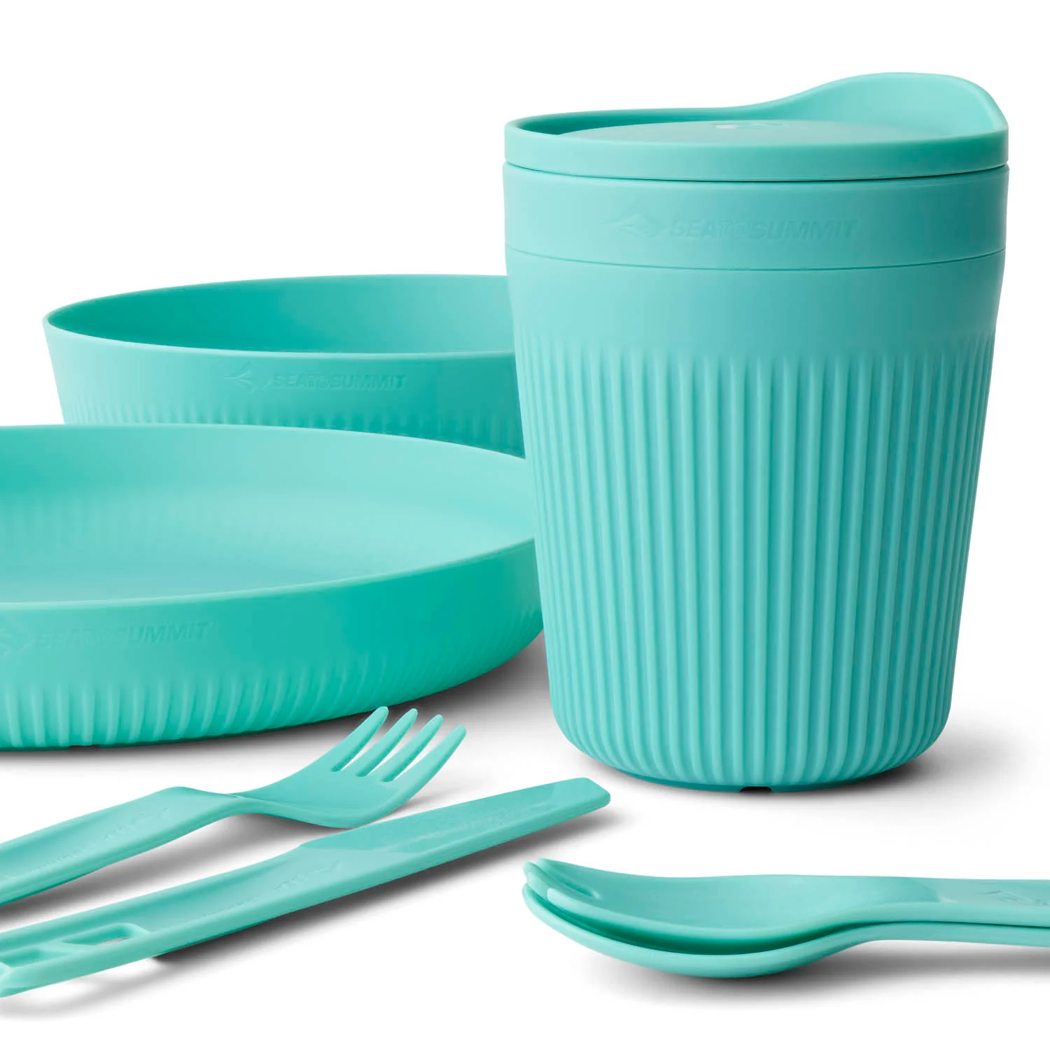 Passage Dinnerware Set 7-teilig, aqua sea blue