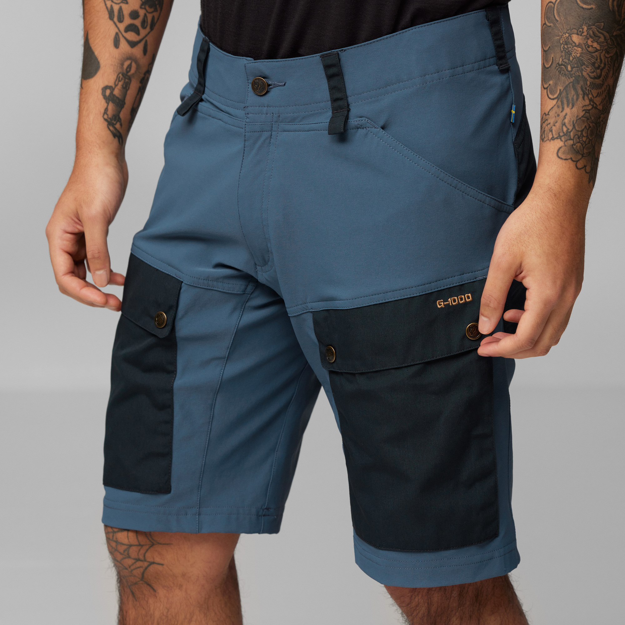 Keb Shorts, black/stone grey